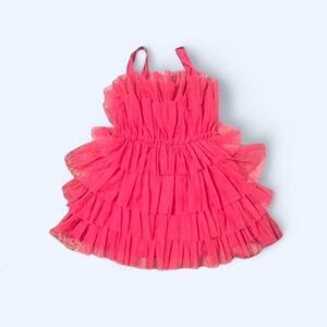 Women’s Pink Ruffled Dress